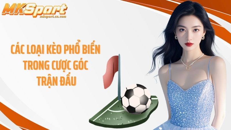 Các loại kèo phổ biến trong cược góc trận đấu
